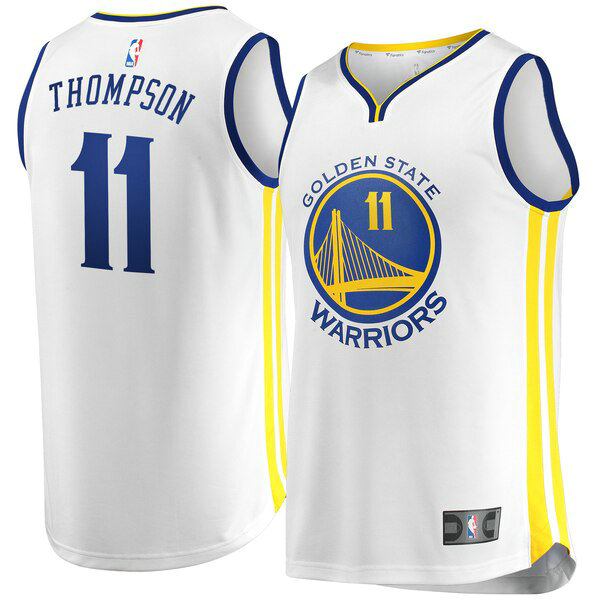 Maillot Golden State Warriors Homme Klay Thompson 11 Association Edition Blanc